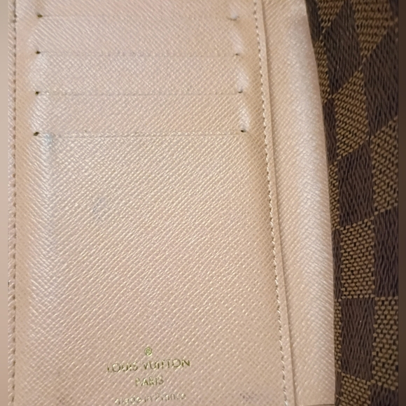 Louis Vuitton Juliette Compact Wallet Damier Ebene / Rose Ballerine. - Picture 5 of 11